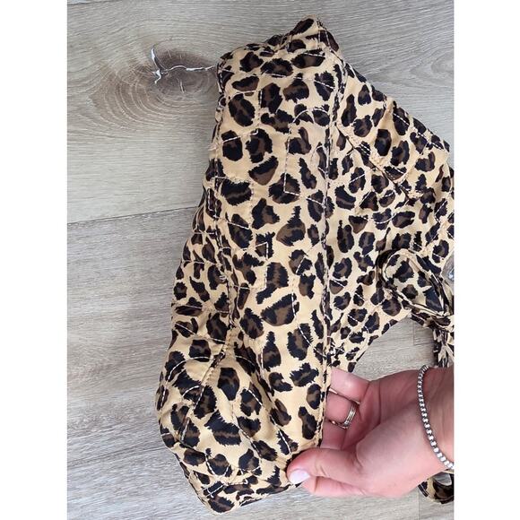 Marc by Marc Jacobs Quilted Leopard Print Tote Bag Glam Statement Casual Work - Picture 4 of 8